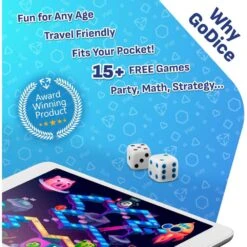 Smart Connected Dice For Interactive Games Fun And Educational, GoDice 2 Pack -Home Electronics Store smart connected dice for interactive games fun and educational godice 2 pack 5