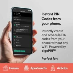 Smart Deadbolt Lock With Fingerprint, Remote PIN & Alexa Control -Home Electronics Store smart deadbolt lock with fingerprint remote pin alexa control 2