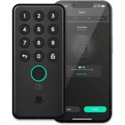 Smart Deadbolt Lock With Fingerprint, Remote PIN & Alexa Control