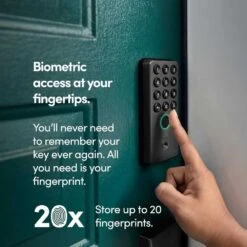 Smart Deadbolt Lock With Fingerprint, Remote PIN & Alexa Control -Home Electronics Store smart deadbolt lock with fingerprint remote pin alexa control 6