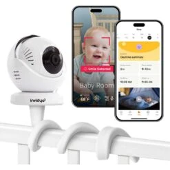 Smart WiFi Baby Monitor With Camera & Audio | Sleep Tracking, Cry & Cough Detection, Night Vision, 2 Way Talk, Pan & Tilt -Home Electronics Store smart wifi baby monitor with camera audio sleep tracking cry cough detection night vision 2 way talk pan tilt 7