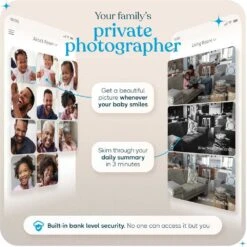 Smart WiFi Baby Monitor With Camera & Audio | Sleep Tracking, Cry & Cough Detection, Night Vision, 2 Way Talk, Pan & Tilt -Home Electronics Store smart wifi baby monitor with camera audio sleep tracking cry cough detection night vision 2 way talk pan tilt 8