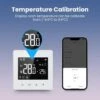Smart WiFi Thermostat With LED Touch Screen - Remote & Voice Control For Gas Boilers, Compatible With Alexa & Google Home