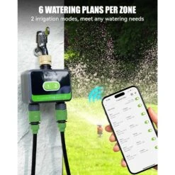 Smart WiFi Water Timer With Dual Zones For Efficient Garden And Lawn Care -Home Electronics Store smart wifi water timer with dual zones for efficient garden and lawn care 2