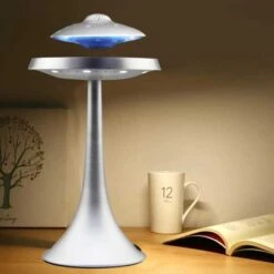 Levitating Speaker: Futuristic Sound Experience With Magnetic Suspension -Home Electronics Store speakers infinity orb floating speaker ufo speaker infinity orb floating speaker is a flying saucer shaped speaker that is suspe 3