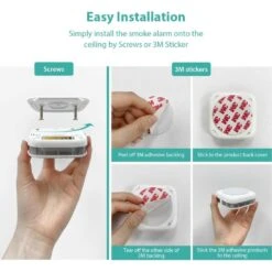 Spreadtron Smart Wi-Fi Smoke Alarm: 10-Year Sensor & Real-Time Alerts For Ultimate Home Safety -Home Electronics Store spreadtron smart wi fi smoke alarm 10 year sensor real time alerts for ultimate home safety 10