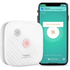 Spreadtron Smart Wi-Fi Smoke Alarm: 10-Year Sensor & Real-Time Alerts For Ultimate Home Safety -Home Electronics Store spreadtron smart wi fi smoke alarm 10 year sensor real time alerts for ultimate home safety 12
