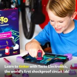 Tacto Electronics By PlayShifu - Fun STEM Learning For Kids Ages 6-12 -Home Electronics Store tacto electronics by playshifu interactive stem learning toy for kids 4