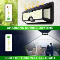 Super Bright Solar Lights: Waterproof 2500lm LED Security Floodlight -Home Electronics Store tbi pro ralights outdoor solar lights 1 3