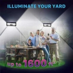 Super Bright Solar Lights: Waterproof 2500lm LED Security Floodlight -Home Electronics Store tbi pro ralights outdoor solar lights 1 6