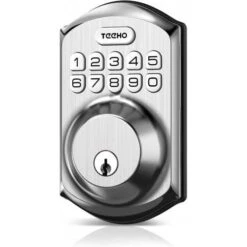 TEEHO TE001 Keyless Entry Door Lock With Keypad - Smart Deadbolt For Easy, Secure Access With Auto-Lock And Weatherproofing