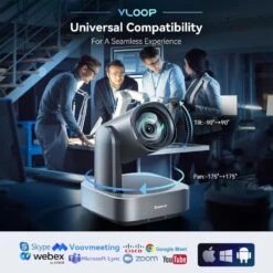 Tenveo VHD3UPro 1080P PTZ Camera: 3X Zoom, Wide Angle, Perfect For Meetings & Streaming -Home Electronics Store tenveo vhd3upro 1080p ptz camera 3x zoom wide angle perfect for meetings streaming 5