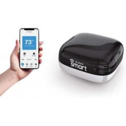 Atomi Smart AC Controller: Upgrade Your Air Conditioning With WiFi & Voice Control -Home Electronics Store thermostats atomi smart ac controller control your ac on your phone atomi smart ac controller controls the acs power and tempera 4