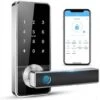 Unlock Seamless Access: Tiffane Smart 5-in-1 Fingerprint Door Lock -Home Electronics Store tiffane h11b lock the lock for better security