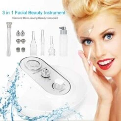 Flawless Skin Awaits: 3-in-1 Diamond Microdermabrasion Machine -Home Electronics Store tmishion 3 in 1 diamond dermabrasion the multifunctional exfoliation 5