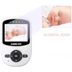 ANMEATE Baby Monitor: Wireless, Temperature Sensor, Night Vision & Two-Way Audio -Home Electronics Store video baby monitor anmeate with digital camera 2