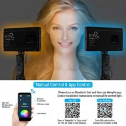 Weeylite RB9 RGB Video Light: Perfect For Photography And Video Recording