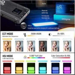 Weeylite RB9 RGB Video Light: Perfect For Photography And Video Recording -Home Electronics Store viltrox weeylite rb9 the portable lighting plate 3