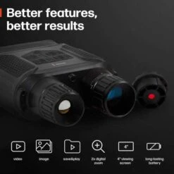Visiocrest Night Vision Binoculars: Infrared Digital System For Total Darkness -Home Electronics Store visiocrest binoculars for better surveillance 1 6