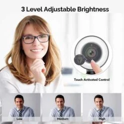 Vitade HD Webcam With Microphone - Crystal Clear Streaming & Video Calls