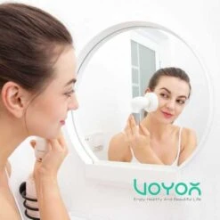 Flawless Cleansing: VOYOR 5-in-1 Facial Brush For Radiant Skin -Home Electronics Store voyor fb100 the electric cleaning brush 4