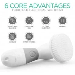 Flawless Cleansing: VOYOR 5-in-1 Facial Brush For Radiant Skin -Home Electronics Store voyor fb100 the electric cleaning brush 5