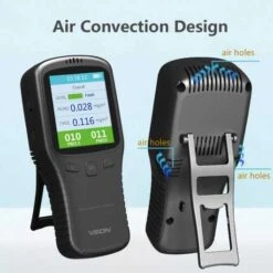 VSON Air Quality Monitor - Detects Formaldehyde, PM2.5, TVOC & More, Accurate Pollution Sensor With LCD Display -Home Electronics Store vson wp6912 1 the air quality detector 3