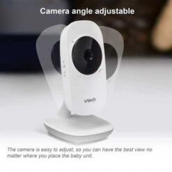 VTech VM819 Baby Monitor: Long Range, Temperature Sensor, And Soothing Lullabies -Home Electronics Store vtech vm819 video baby monitor 1 15