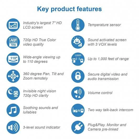 VTech VM919HD Video Baby Monitor: Clear HD Viewing With Wide-Angle Lens 13 VTech VM919HD Video Baby Monitor: Clear HD Viewing With Wide-Angle Lens - Image 11