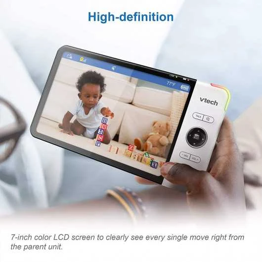 VTech VM919HD Video Baby Monitor: Clear HD Viewing With Wide-Angle Lens 6 VTech VM919HD Video Baby Monitor: Clear HD Viewing With Wide-Angle Lens - Image 4