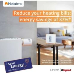 Netatmo Smart Thermostat: Energy-Saving Home Temperature Control -Home Electronics Store weather netatmo connected thermostat save 37 2