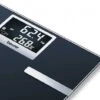 Beurer Bluetooth Glass Scale: Advanced Body Composition Analysis -Home Electronics Store wellness bf 700 the connected bathroom scale bf 700 an electronic bathroom scale has a black screen lcd display which can be con