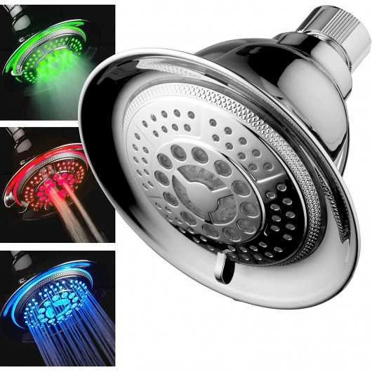 LED Shower Head: Visual Temperature Control For Your Shower 4 LED Shower Head: Visual Temperature Control For Your Shower - Image 2