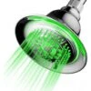LED Shower Head: Visual Temperature Control For Your Shower -Home Electronics Store wellness dreamspa all chrome shower head the shower head with changing colors dreamspa all chrome shower head is a shower head w