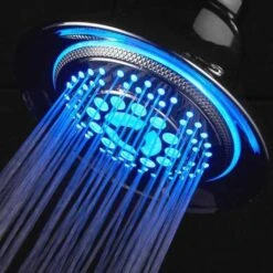 LED Shower Head: Visual Temperature Control For Your Shower 9 LED Shower Head: Visual Temperature Control For Your Shower -Home Electronics Store wellness dreamspa all chrome shower head the shower head with changing colors dreamspa all chrome shower head is a shower head w 3