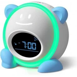 Windflyer Kids Alarm Clock: Fun Expressions, Night Light & Sleep Trainer