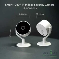 Eco4life 1080P Indoor Wi-Fi Security Camera With Motion Detection And Night Vision -Home Electronics Store wireless indoor hd camera eco4life 1 8