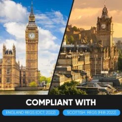 Wireless Interlinked Smoke Alarms With 10 Year Battery Life Easy Install Full Home Protection No WiFi Needed