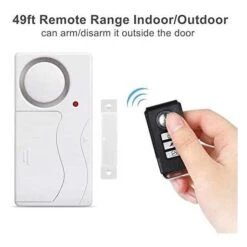 Wsdcam Wireless Anti-Theft Alarm - Remote Control Security For Doors And Windows -Home Electronics Store wsdcam door alarm wireless anti theft remote control door and window security alarms 1