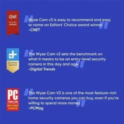 LaView Security Camera: Advanced Surveillance For Indoor And Outdoor Safety -Home Electronics Store wyze cam v3 a camera with color night vision 3