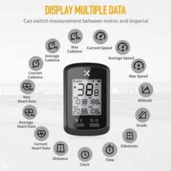XOSS G+ Bike Computer: Advanced GPS Speedometer, Waterproof, With Bluetooth -Home Electronics Store xoss g the bike monitor 1 3