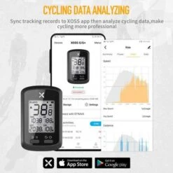 XOSS G+ Bike Computer: Advanced GPS Speedometer, Waterproof, With Bluetooth -Home Electronics Store xoss g the bike monitor 1 5