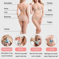 Yeamon 4D Facial Massage Roller: Rejuvenate & Tone With Microcurrent Technology 12 Yeamon 4D Facial Massage Roller: Rejuvenate & Tone With Microcurrent Technology -Home Electronics Store yeamon the massage roller 3