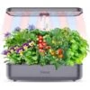 Yoocaa Hydroponics Growing System: Indoor Garden With Adjustable LED Grow Light -Home Electronics Store yoocaa 12 hydroponics growing system indoor herb garden with led light up to 194 height adjustable indoor gardening system