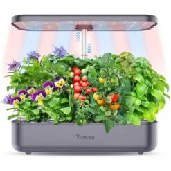 Yoocaa Hydroponics Growing System: Indoor Garden With Adjustable LED Grow Light