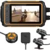ZOMFOM Waterproof Motorcycle Dash Cam - Dual 1080p, GPS, Wi-Fi, G-Sensor -Home Electronics Store zomfom dash cam waterproof recording camera for motorcycle 3 lcd front and rear fhd 1080p waterproof lens wide angle 150