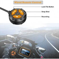 ZOMFOM Waterproof Motorcycle Dash Cam - Dual 1080p, GPS, Wi-Fi, G-Sensor 13 ZOMFOM Waterproof Motorcycle Dash Cam - Dual 1080p, GPS, Wi-Fi, G-Sensor -Home Electronics Store zomfom dash cam waterproof recording camera for motorcycle 3 lcd front and rear fhd 1080p waterproof lens wide angle 150 2