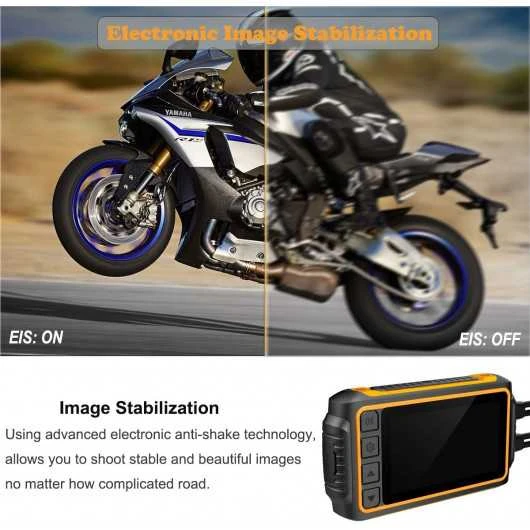 ZOMFOM Waterproof Motorcycle Dash Cam - Dual 1080p, GPS, Wi-Fi, G-Sensor 8 ZOMFOM Waterproof Motorcycle Dash Cam - Dual 1080p, GPS, Wi-Fi, G-Sensor - Image 6
