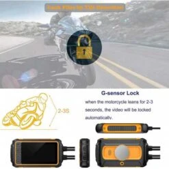 ZOMFOM Waterproof Motorcycle Dash Cam - Dual 1080p, GPS, Wi-Fi, G-Sensor 18 ZOMFOM Waterproof Motorcycle Dash Cam - Dual 1080p, GPS, Wi-Fi, G-Sensor -Home Electronics Store zomfom dash cam waterproof recording camera for motorcycle 3 lcd front and rear fhd 1080p waterproof lens wide angle 150 7